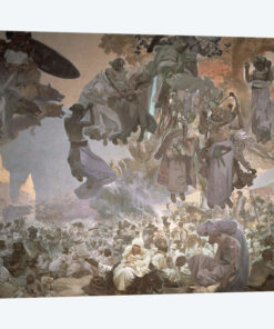 Svantovit Festival on the Island of Rugen, from the 'Slav Epic', 1912