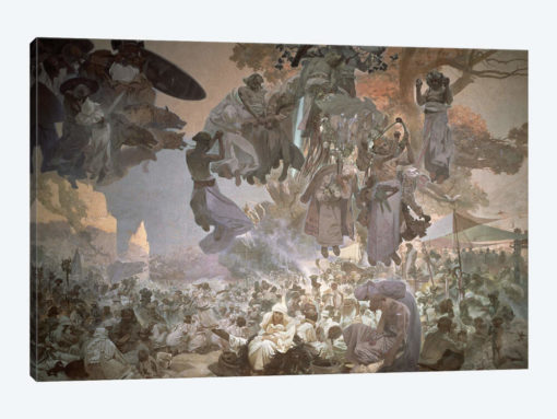 Svantovit Festival on the Island of Rugen, from the 'Slav Epic', 1912
