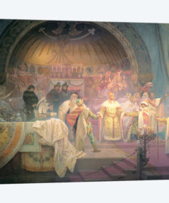 The Bohemian King Premysl Otakar II , from the 'Slav Epic', 1924