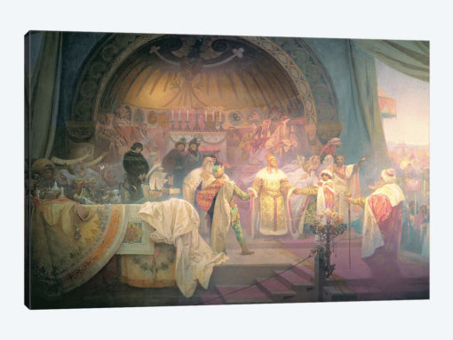 The Bohemian King Premysl Otakar II , from the 'Slav Epic', 1924