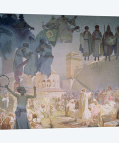 The Introduction of the Slavonic Liturgy, from the 'Slav Epic', 1912