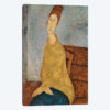 Jeanne Hebuterne in a Yellow Jumper, 1918-19