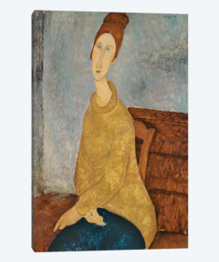 Jeanne Hebuterne in a Yellow Jumper, 1918-19