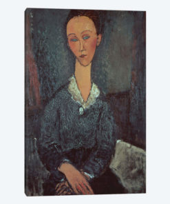 Portrait of a Woman with a White Collar