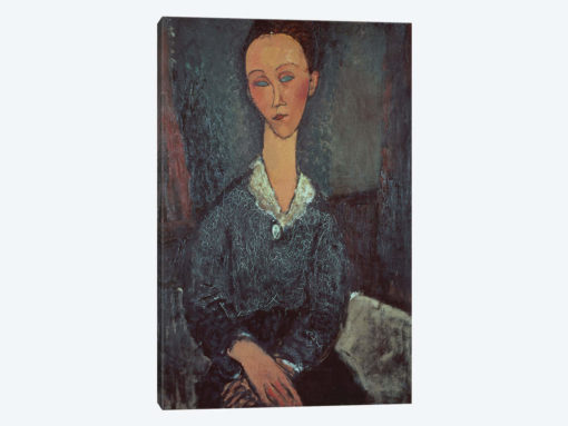 Portrait of a Woman with a White Collar