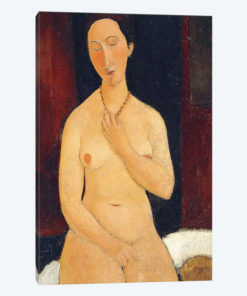 Sitting Nude with Necklace, 1917