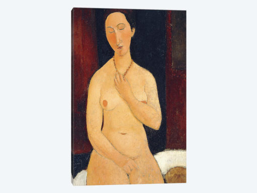 Sitting Nude with Necklace, 1917