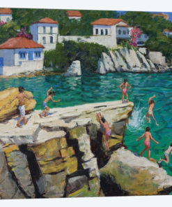 Jumping Into The Sea, Plates, Skiathos