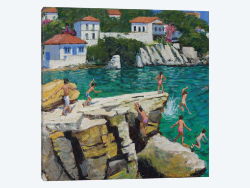 Jumping Into The Sea, Plates, Skiathos