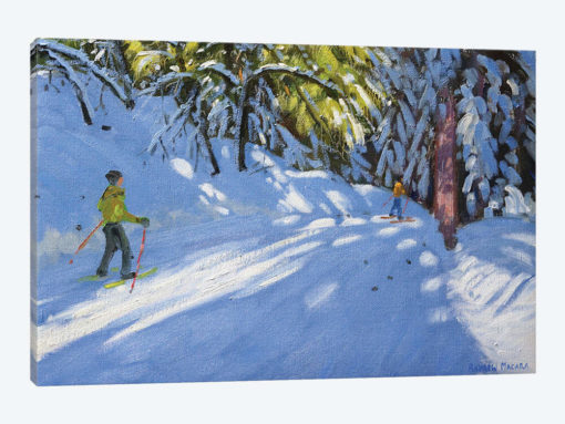 Skiing Through The Woods, La Clusaz