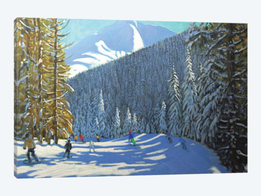 Skiing, Beauregard La Clusaz