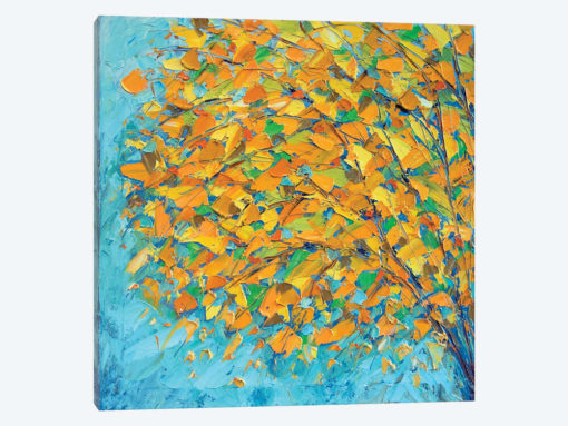 Autumn On Teal