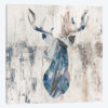 Blue Rhizome Deer Bust