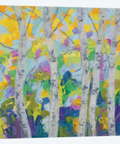 Dancing Birch Tree I