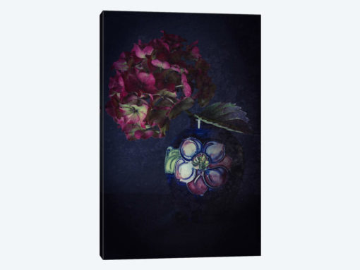 Hydrangea And Moorcroft Vase