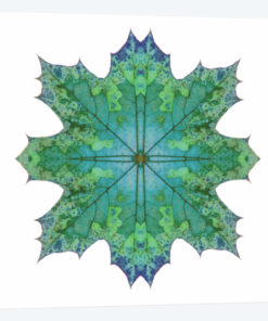 Teal Maple Leaf Star II