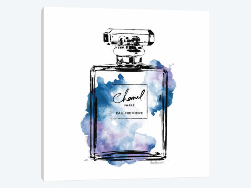 Black And Blue Perfume Bottle