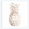 Fashion Pineapple Champ Gold, Square
