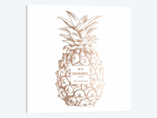 Fashion Pineapple Champ Gold, Square