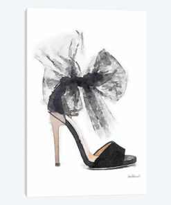 Fashion Shoe In Black Sheer