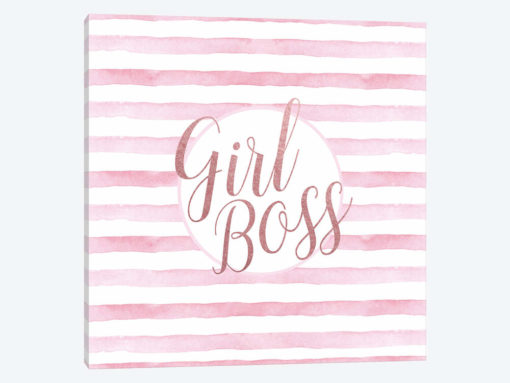 Girl Boss Rose Gold Pink, Square