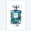 Inky Perfume Bottle Teal Black