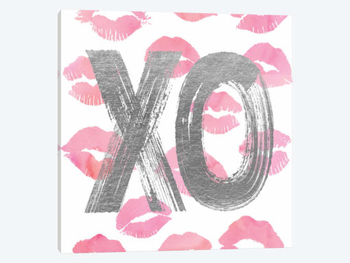 Love OX Silver Pink, Square