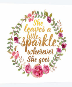 She Leaves Sparkle, Square