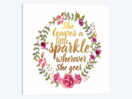 She Leaves Sparkle, Square