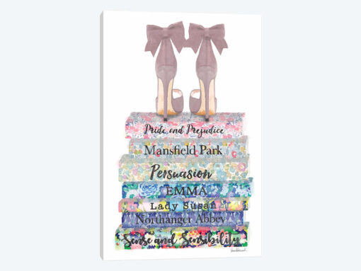 Austen Flower Books With Shoes