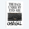 Bags Under My Eyes Black Bag