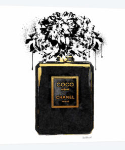 Black Flower Drip III