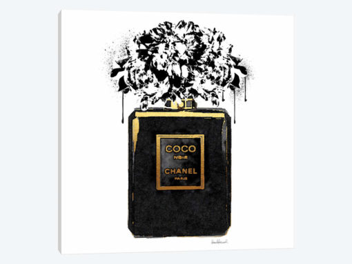 Black Flower Drip III