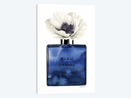 Bleu White Poppy