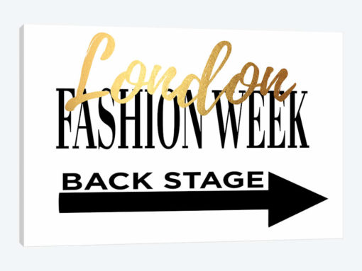 Fashion Week London Gold