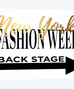 Fashion Week NY Gold