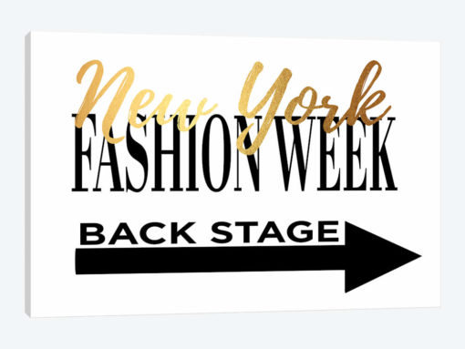 Fashion Week NY Gold
