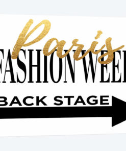 Fashion Week Paris Gold