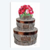 Hat Boxes With Red Flowers