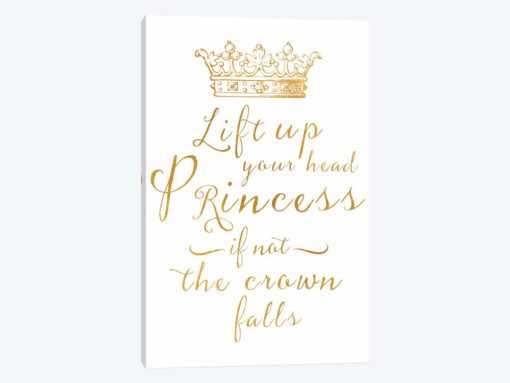 Lift Your Head Princess Crown Gold