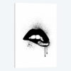 Lips Drip Black