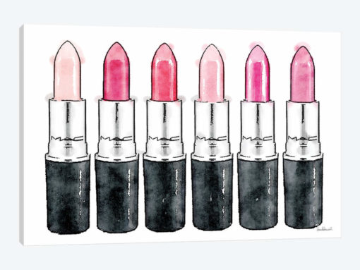 Pink Lipstick Row
