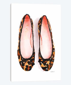 Flat Leopard Ballet Shoes