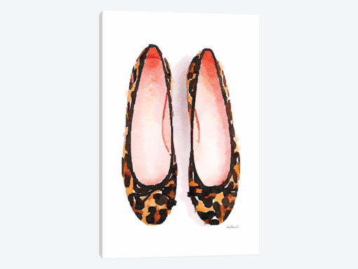 Flat Leopard Ballet Shoes