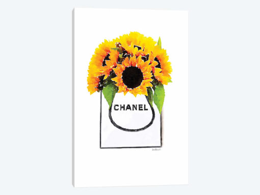 Shopper With Sunflowers