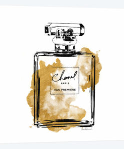 Black And Gold Perfume Bottle