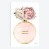 Perfume Round Solid In Gold, Nude, & Mixed Peony