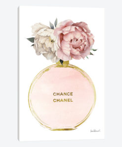 Perfume Round Solid In Gold, Nude, & Mixed Peony
