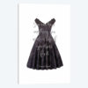 Black Dress Anything You Want Quote In Silver