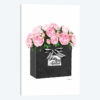 Saks 5th Bag With Pink Peony